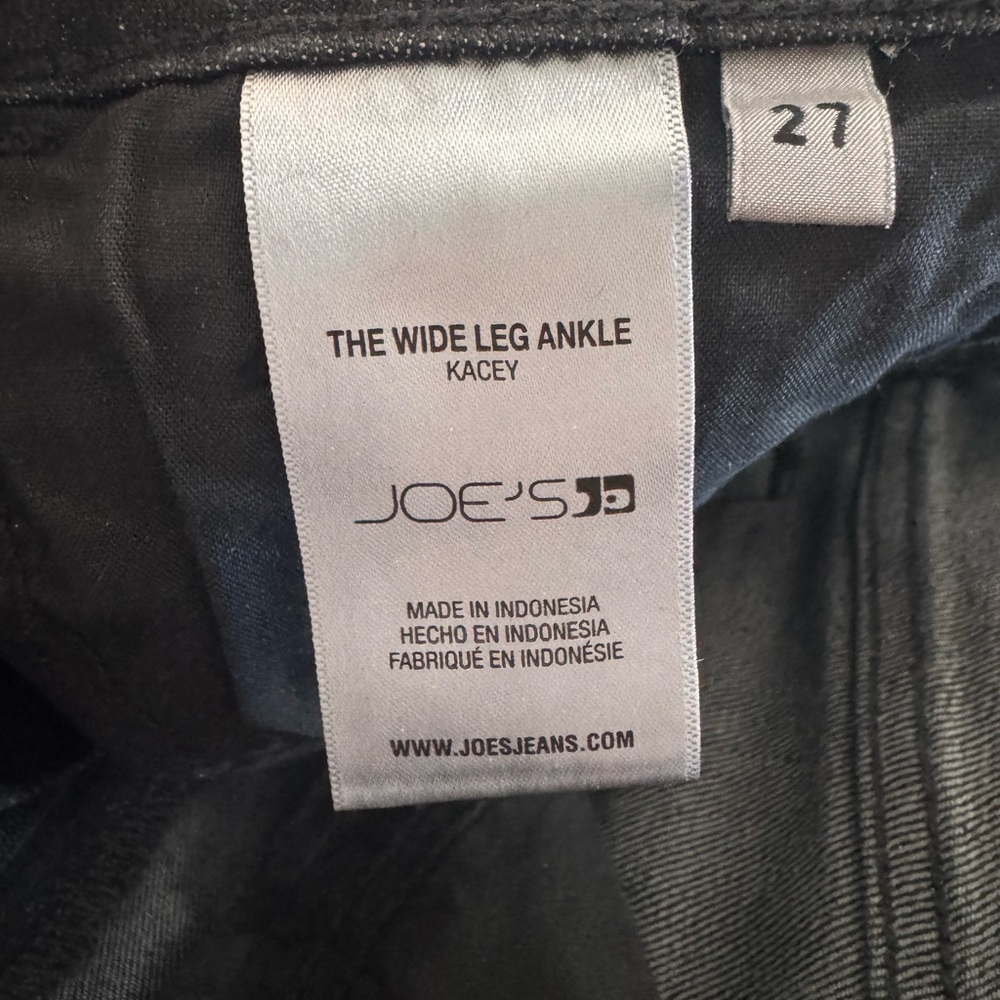 Joe's Jeans Cropped Wide-Leg Jeans - Picture 5 of 7